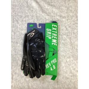 Cutters RevPro 4.0 Football ReceiverGloves Solid Black/Adult Medium S500-S-01-33